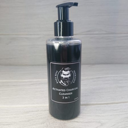 Activated Charcoal Face and Beard Cleanser 200ml
