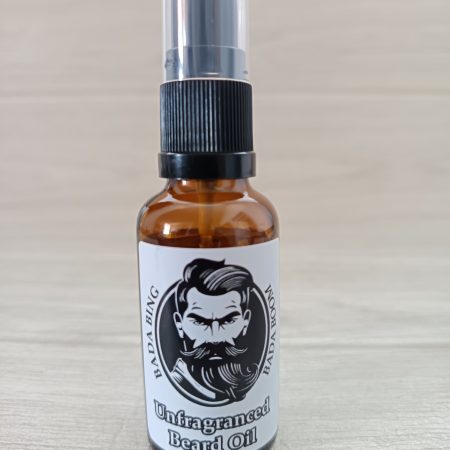 Unfragranced Raw and Natural Beard Oil 30ml